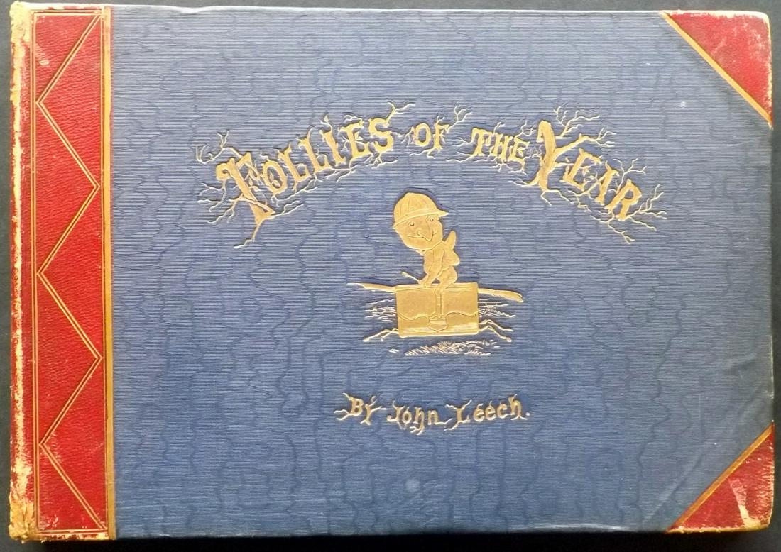 Leech, John 1866 Follies of the year, 21 HC Plates (1 of 13)