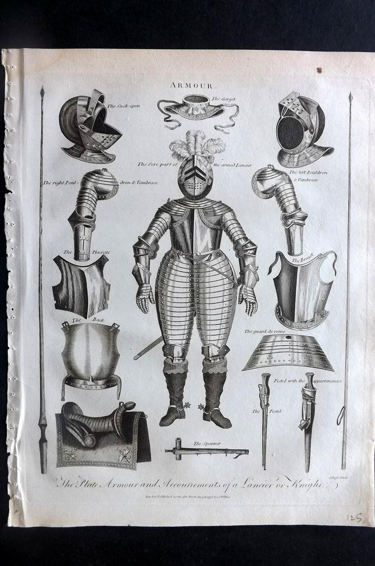 Wilkes, John 1798 Antique Print. Armour (1 of 2)