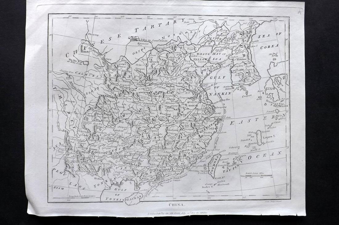Wilkes, John 1800 Map. China (1 of 2)