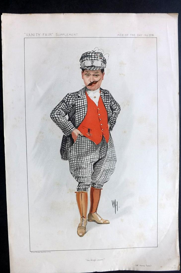 Vanity Fair Print 1912 Harry Tate, Theatre (1 of 1)