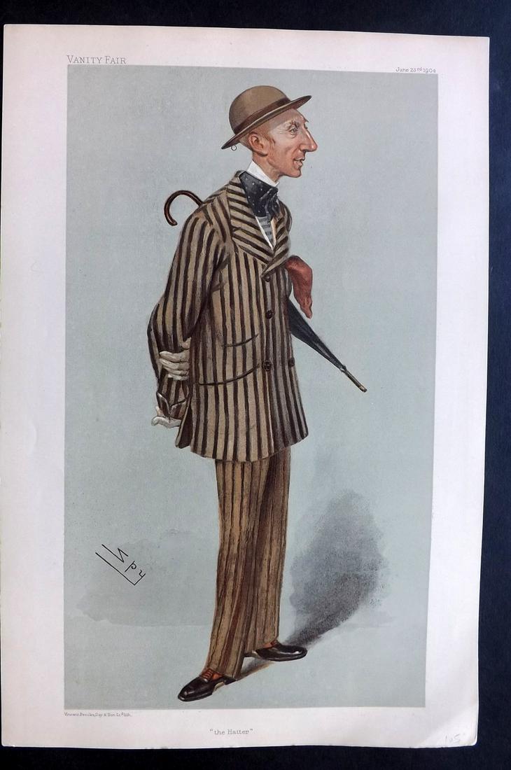 Vanity Fair Print 1904 William Stirling-Stuart, Turf: Chromolithograph Published 1869-1914, London for "Vanity Fair" Paper Size: 15 x 10 inch (38 x 25cm) Good Condition