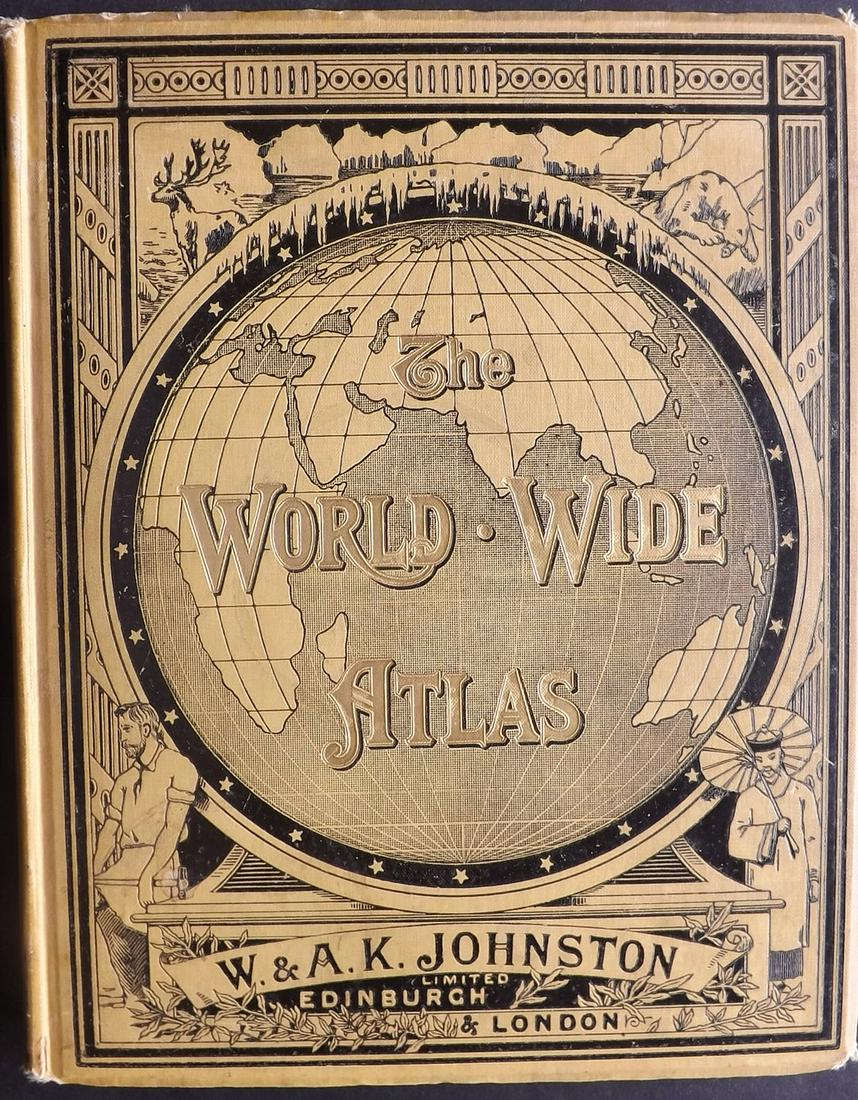 Atlas - Johnston, W. & A. K. 1912 Maps, 128/64 Maps (1 of 10)