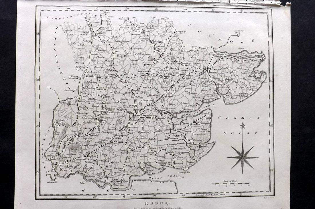 Wilkes, John 1803 Map. Essex (1 of 2)