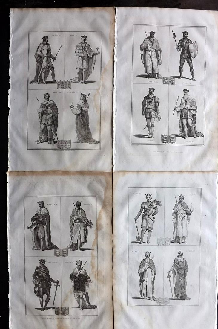 Malham, John 1816 Lot of 4 Folio Portraits (1 of 2)