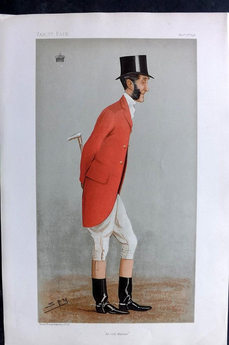 Vanity Fair Print 1898 Viscount Portman, Fox Hunter (1 of 1)