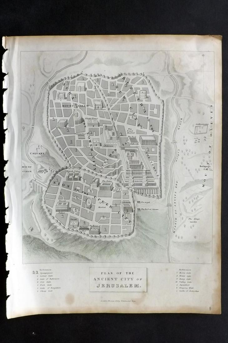 Fleetwood, John 1859 Map of Jerusalem (1 of 2)