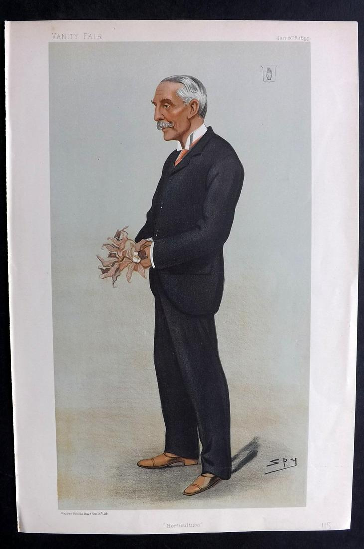 Vanity Fair Print 1899 James Lawrence, Horticulture (1 of 1)