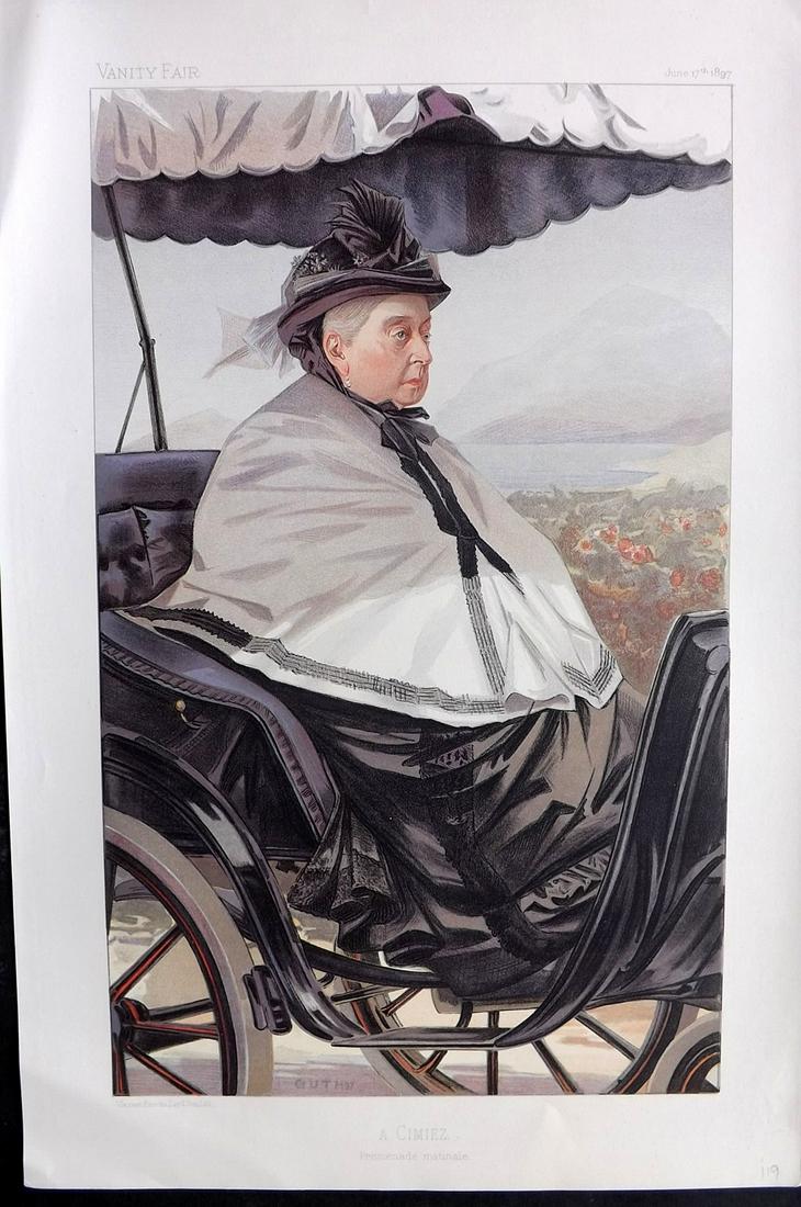 Vanity Fair Print 1897 Queen Victoria, Royal (1 of 1)