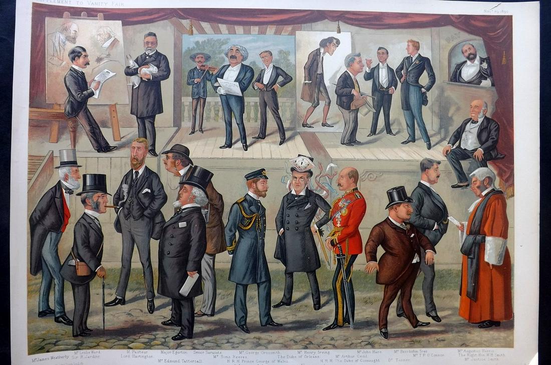 Vanity Fair Double Print 1890 In Vanity Fair (1 of 1)