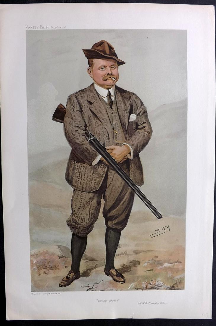 Vanity Fair Print 1905 R Rimmington Wilson, Gamehunter (1 of 1)