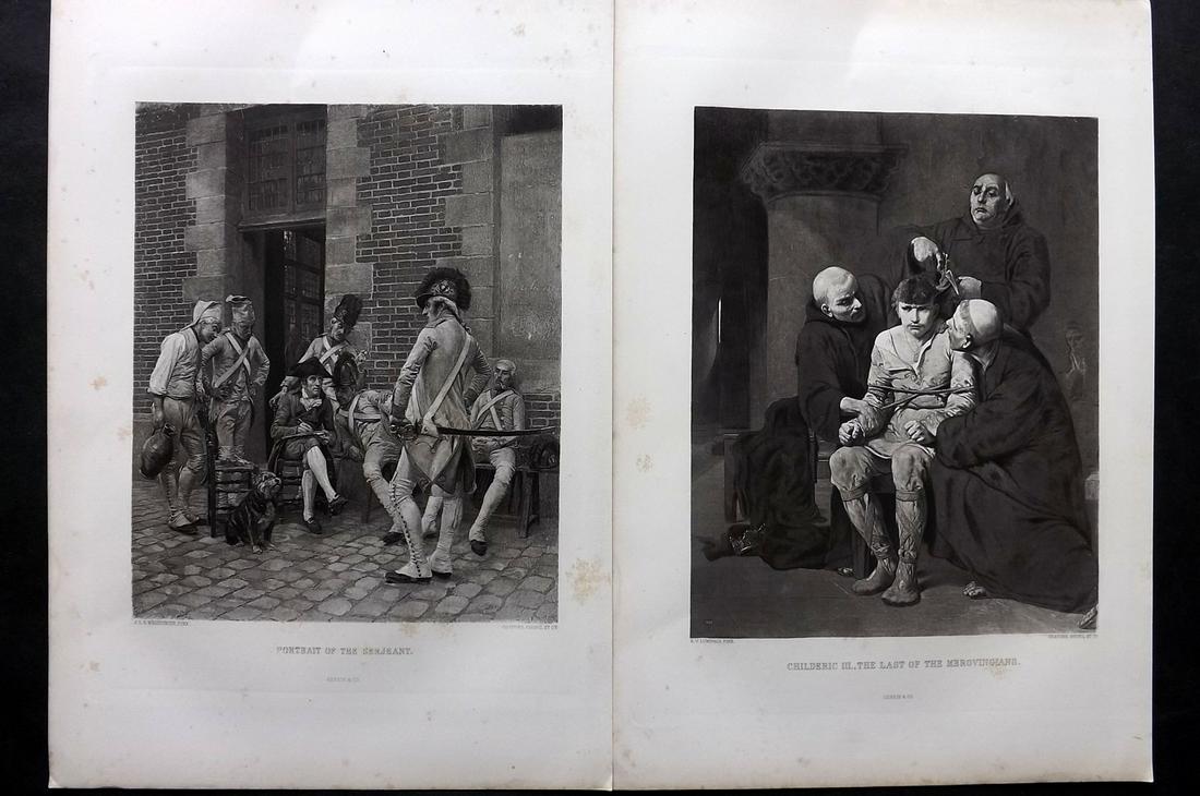 Read, J. E. 1888 Pair of Folio Prints (1 of 2)