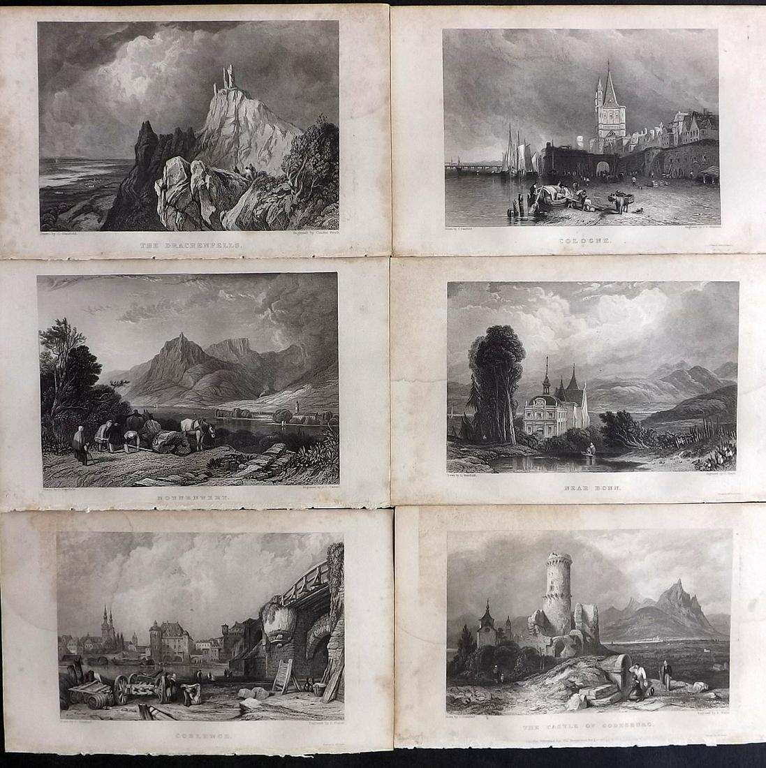 Stanfield, Clarkson 1832 Lot of 6 European Views (1 of 2)