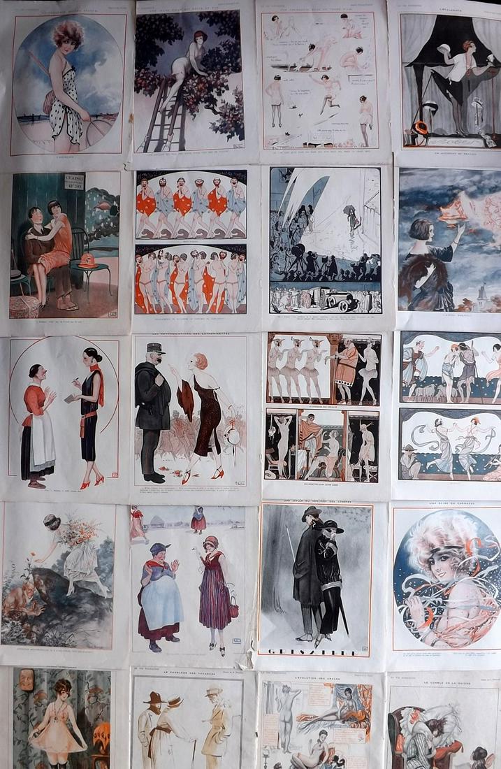 La Vie Parisienne C1920 Lot of 20 Art Deco Prints (1 of 11)