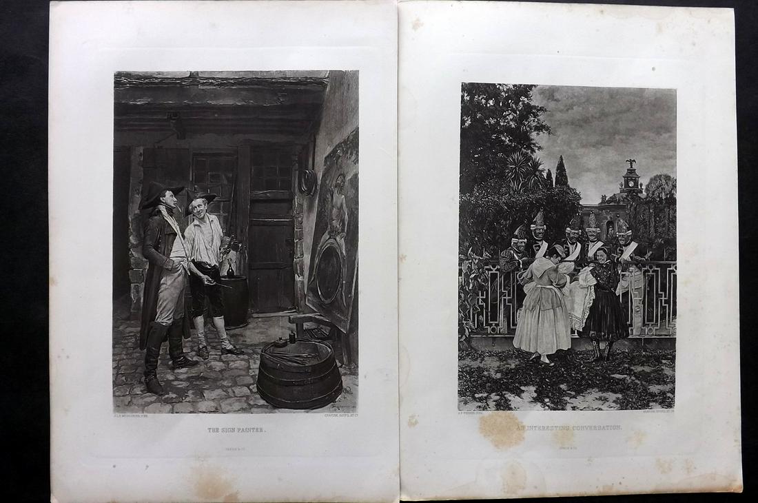 Read, J. E. 1888 Pair of Folio Prints (1 of 2)