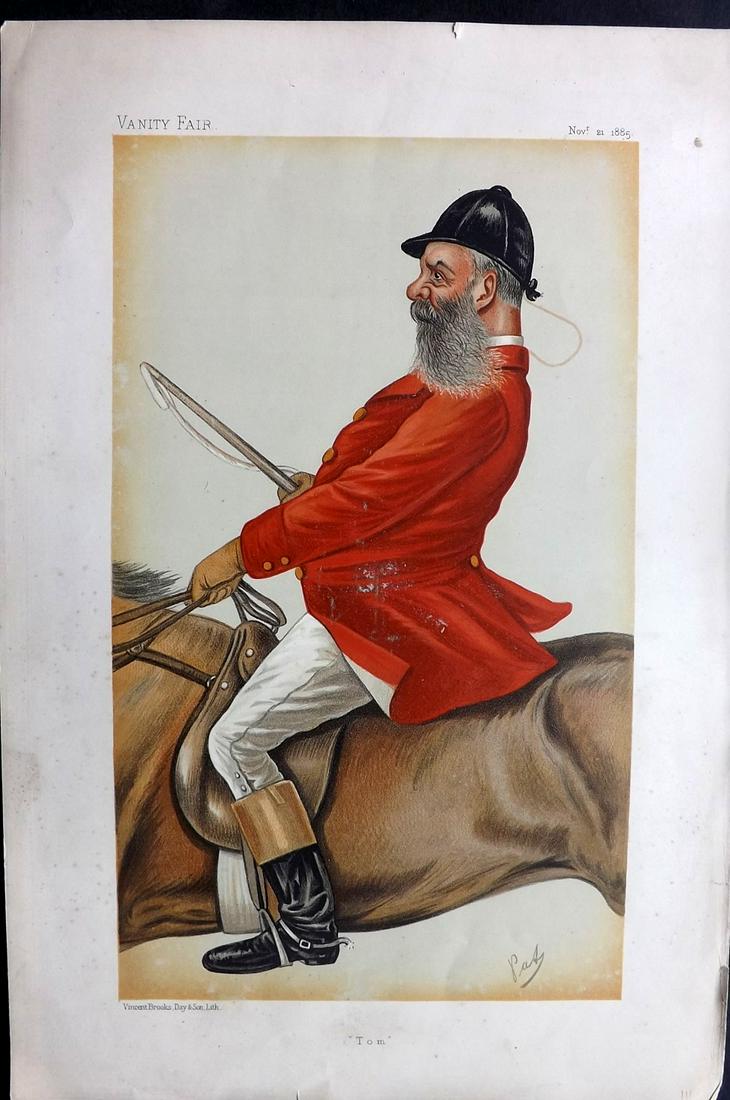 Vanity Fair Print 1885 Thomas Nickalls, Foxhunter (1 of 2)