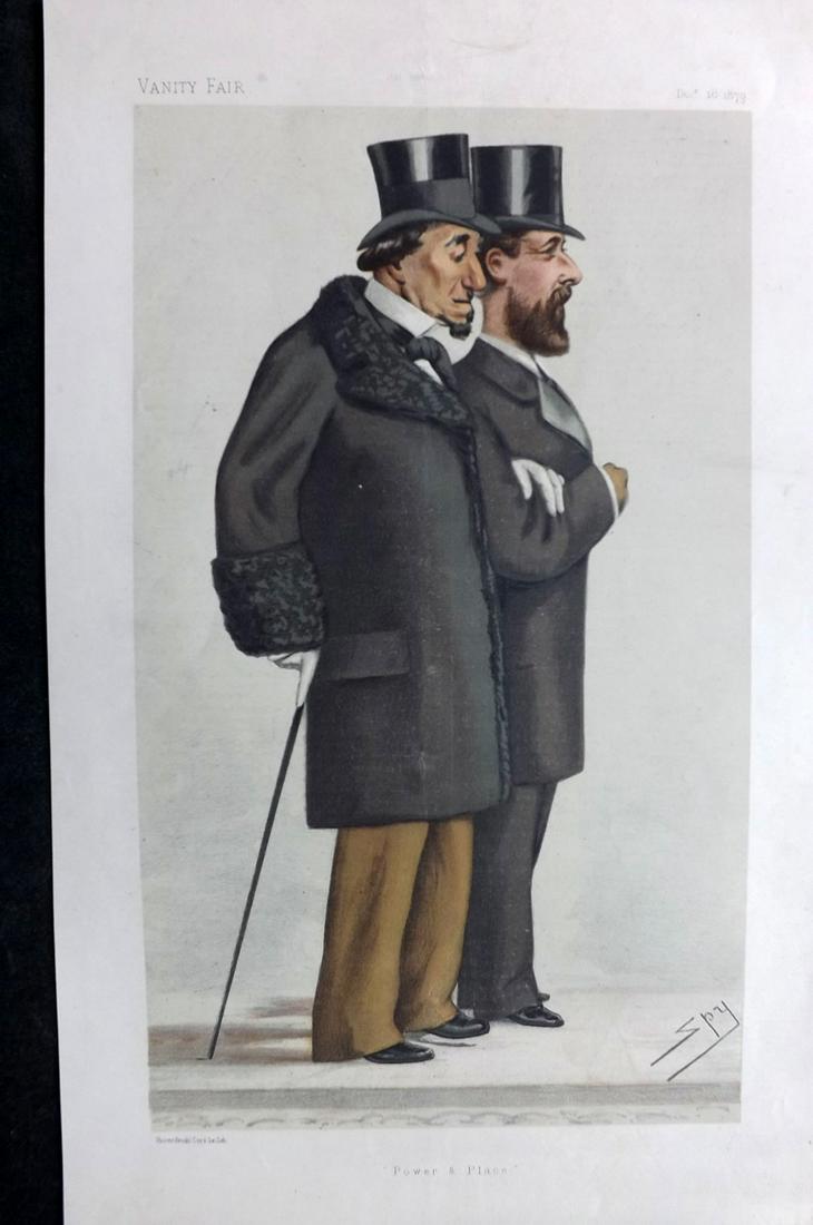 Vanity Fair Print 1879 Benjamin Disraeli & Corry (1 of 2)