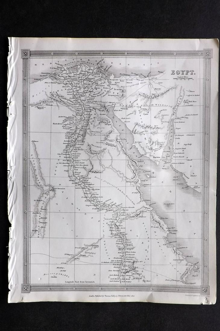 Findlay, Alex C1835 Antique Map. Egypt (1 of 2)