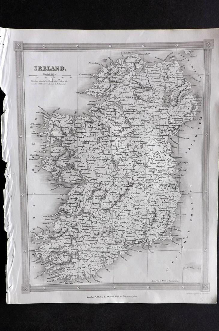 Findlay, Alex C1835 Antique Map. Ireland (1 of 2)