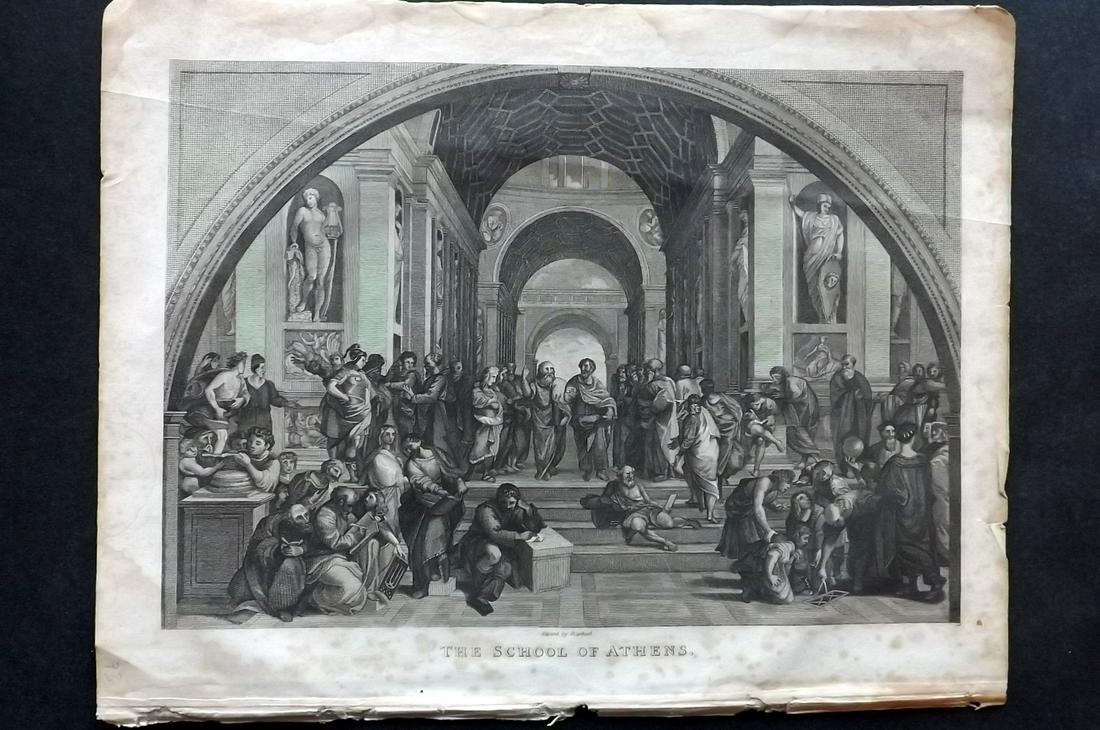Barclay, James C1835 Print. School of Athens (1 of 2)