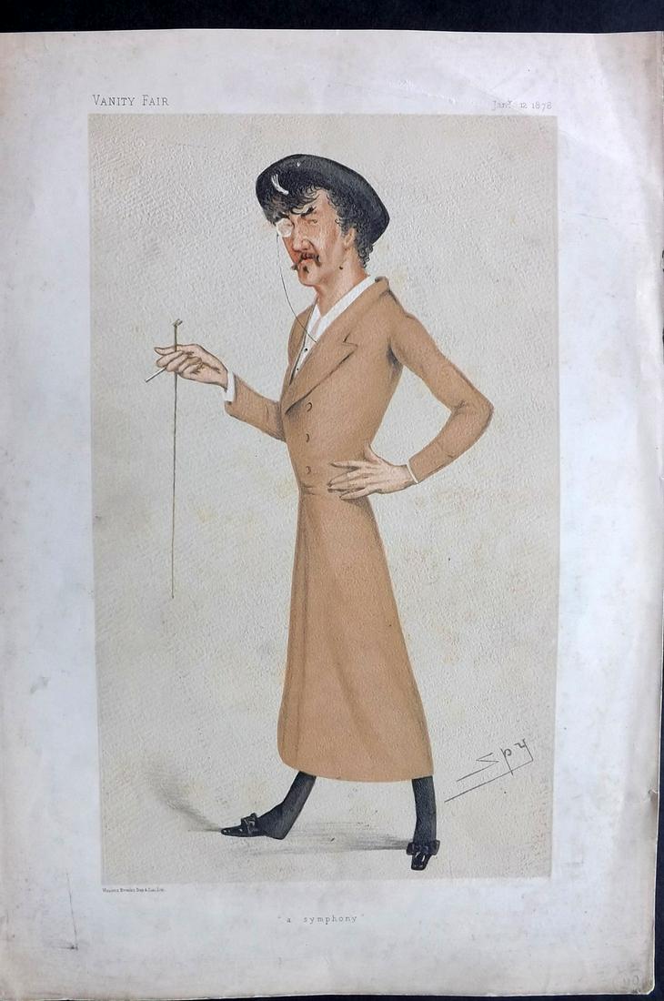 Vanity Fair Print 1878 James McNeill Whistler, USA (1 of 2)