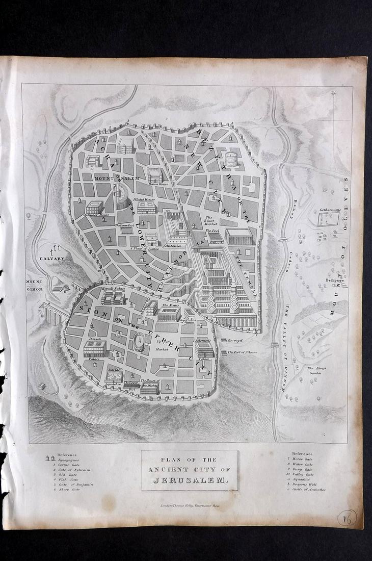 Fleetwood, John 1859 Map of Jerusalem (1 of 2)