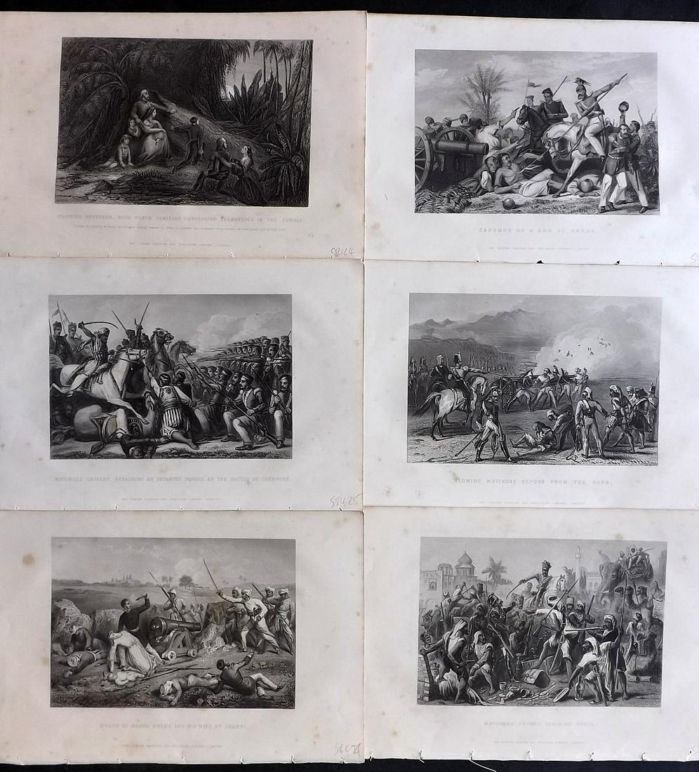 Ball, Charles 1858 Lot of 6 India Mutiny Military (1 of 2)