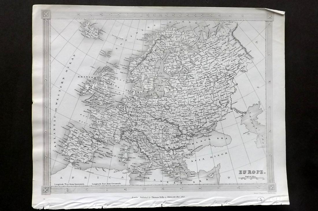Findlay, Alex C1835 Antique Map. Europe (1 of 2)