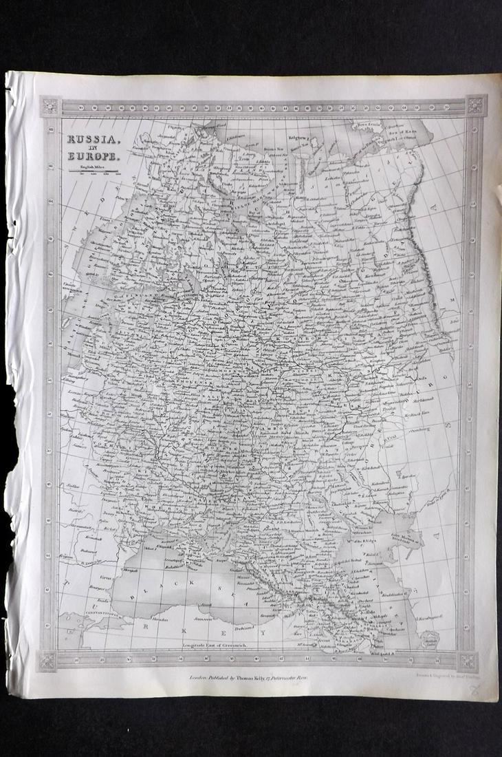 Findlay, Alex C1835 Antique Map. Russia in Europe (1 of 2)