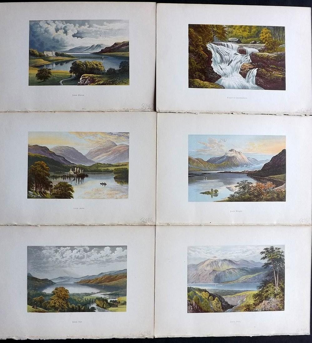Lydon, Alexander 1882 Lot of 6 Scottish Loch Views (1 of 2)