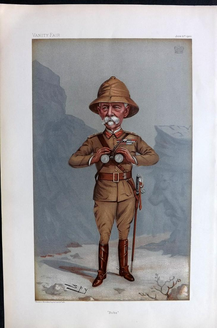 Vanity Fair Print 1900 Field Marshall Roberts, Boer War (1 of 1)