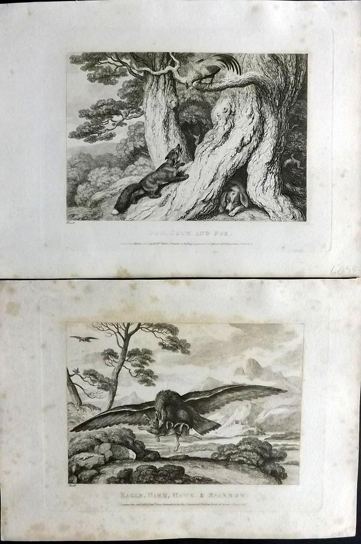 Howitt, Samuel 1811 Pair of Antique Etchings (1 of 2)
