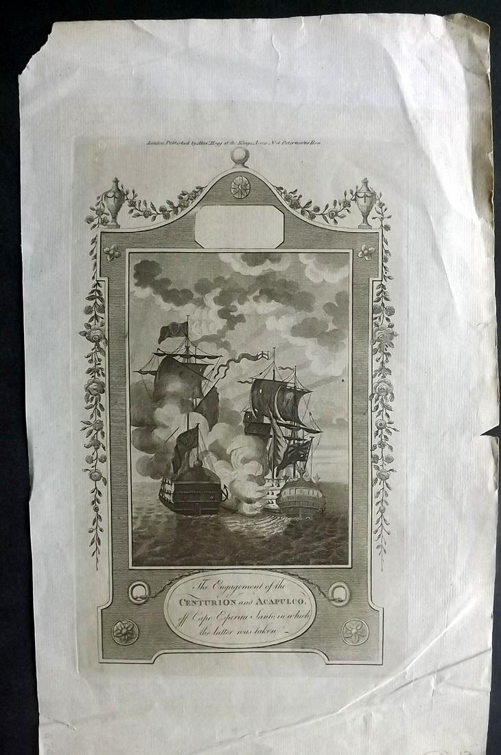 Anderson 1784 Centurion & Acapulco Ships. Cape Espiritu (1 of 2)