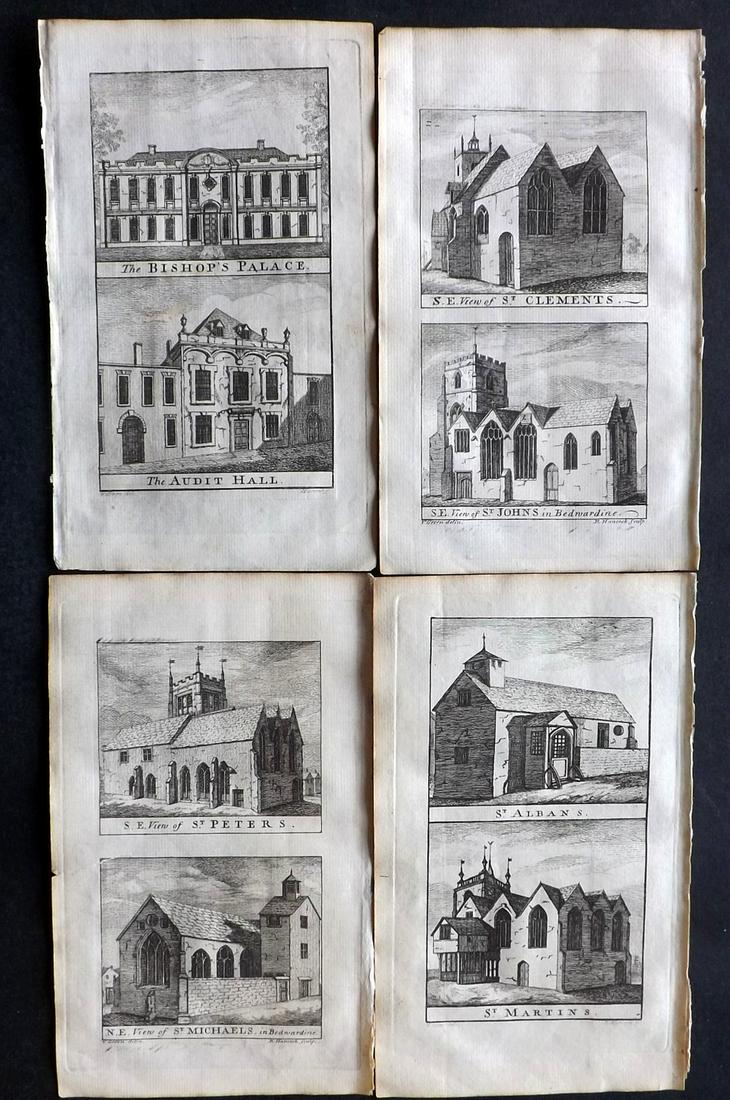 Green, Valentine 1764 Lot 4 Prints of Worcester (1 of 2)