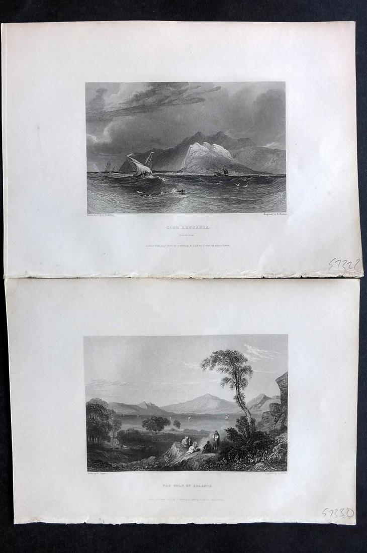 Finden, E. & W. 1834 Pair of Views of Greece (1 of 2)
