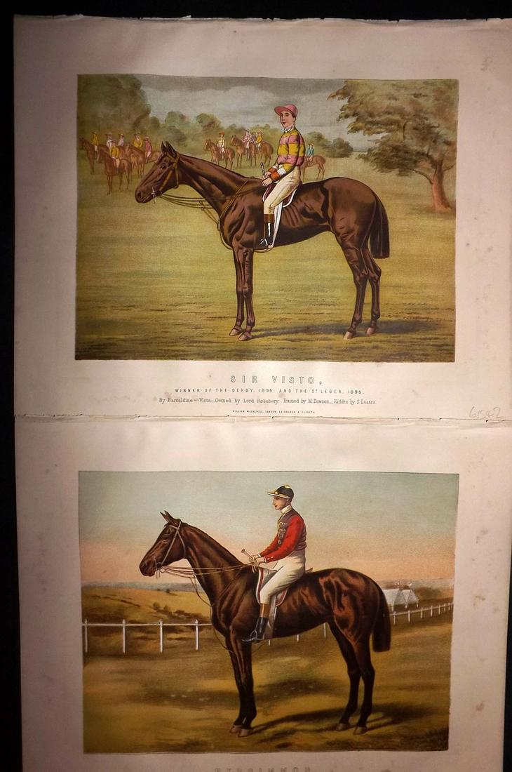 Miles, W. J. 1898 Pair of Antique Horse Prints (1 of 2)