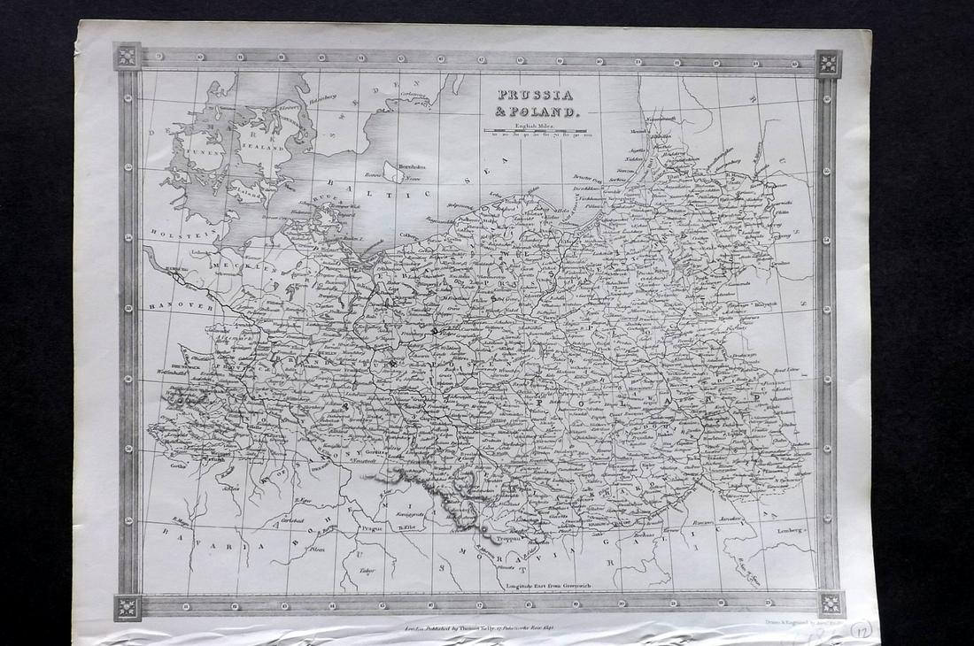 Findlay, Alex C1835 Antique Map. Prussia & Poland (1 of 2)
