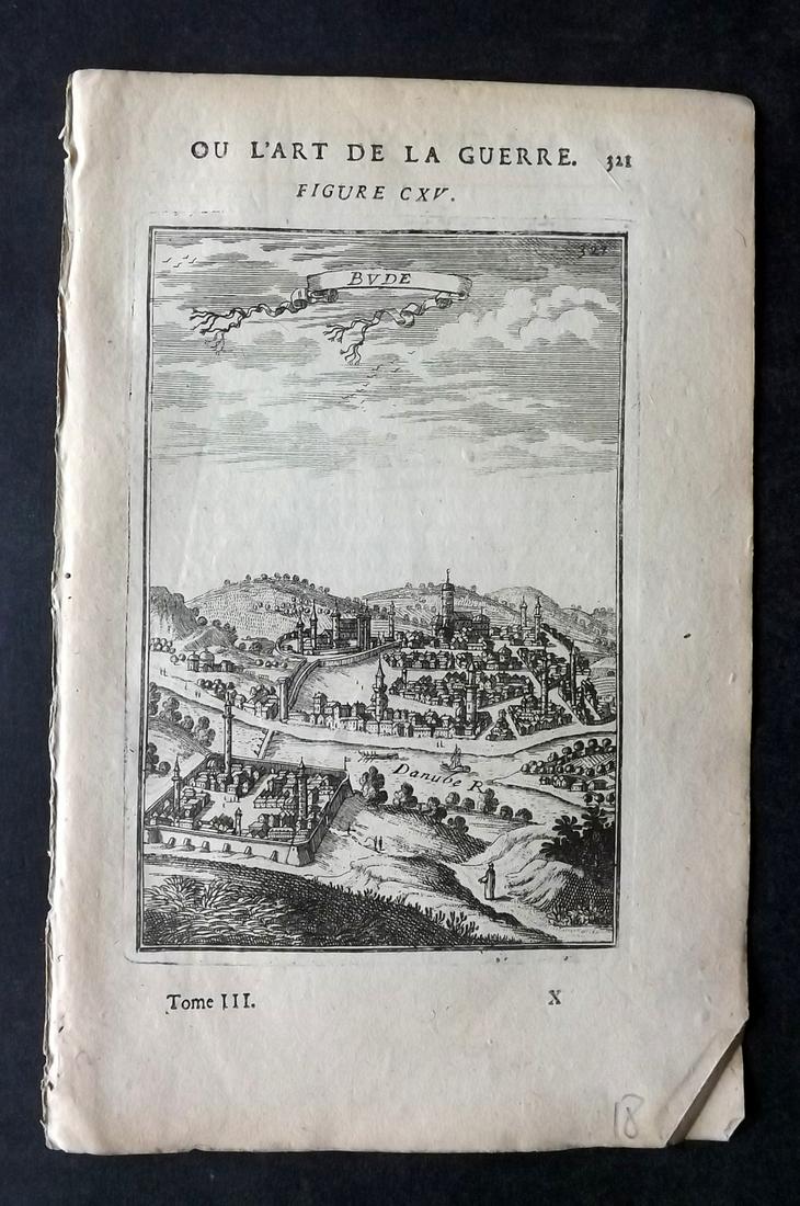 Mallet, Alain 1685 Print. Budapest, Hungary (1 of 1)