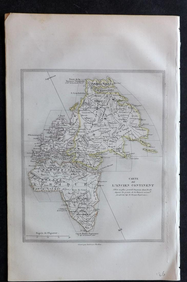 Buffon & Tardieu 1853 Map. Ancient World (1 of 2)
