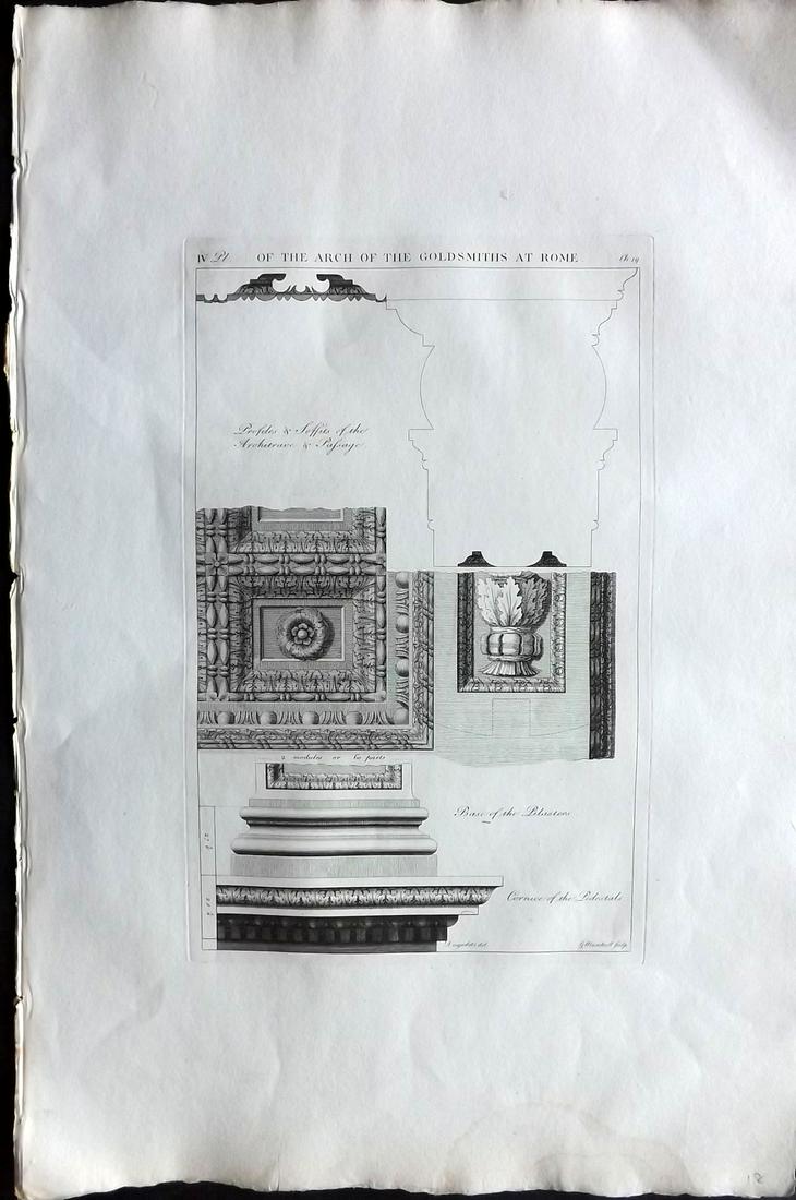 Desgodetz, Antoine 1795 LG Rome Architecture Print 19-4 (1 of 2)