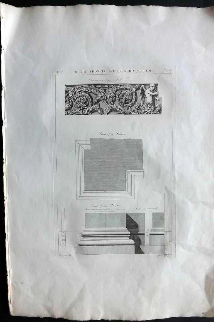 Desgodetz, Antoine 1795 LG Rome Architecture Print 13-2 (1 of 2)