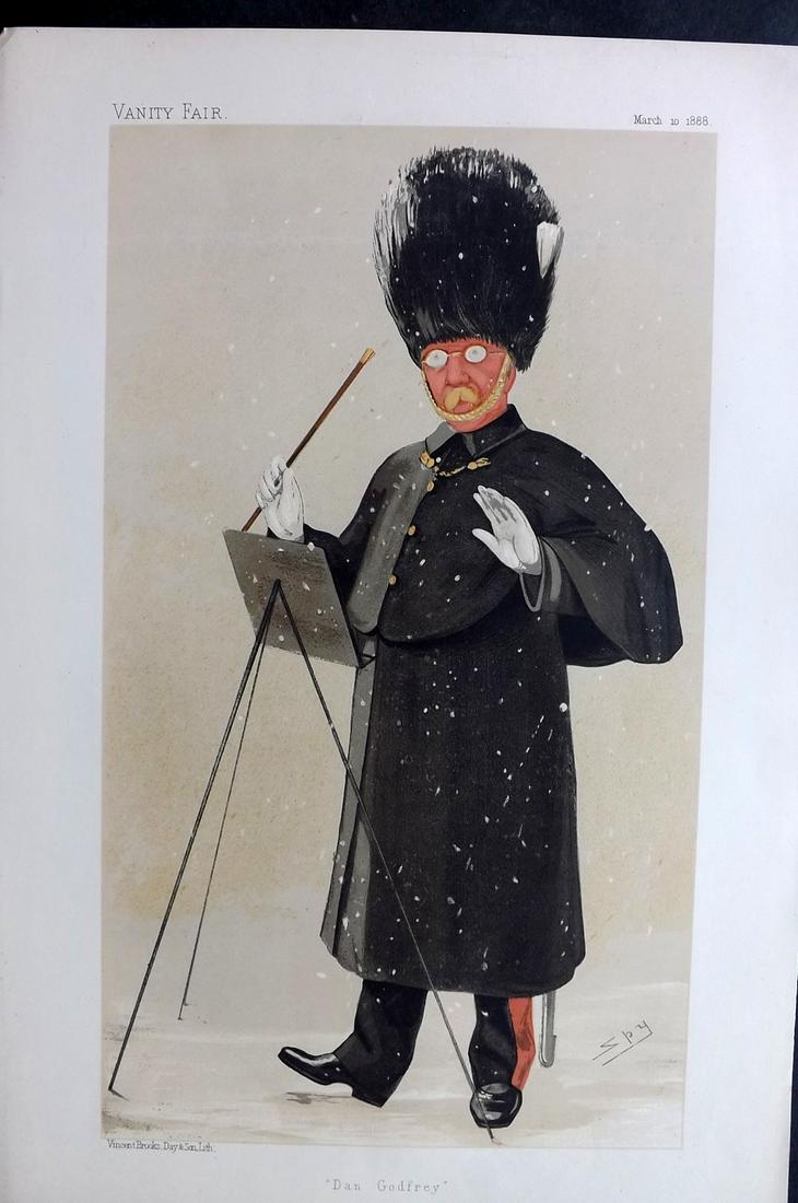 Vanity Fair Print 1888 Daniel Godfrey, Music (1 of 1)