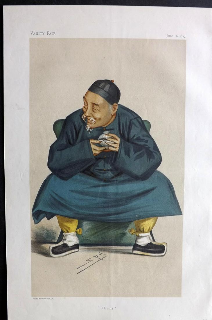 Vanity Fair Print 1877 Kuo Sung Tao, China. Oriental (1 of 1)