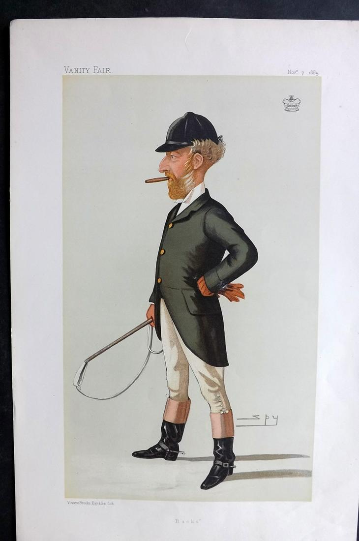 Vanity Fair Print 1885 Robert Bateson-Harvey, Foxhunter (1 of 1)