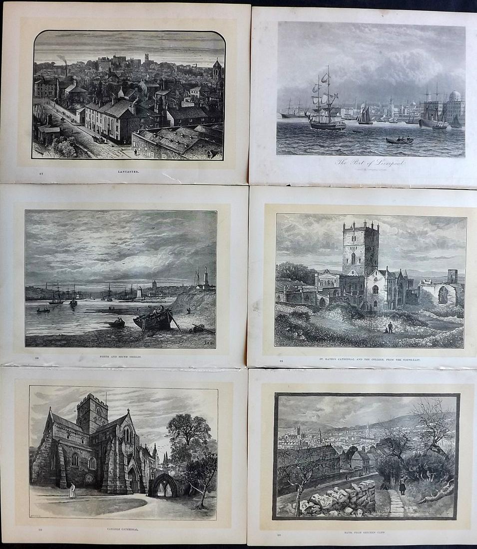 Cassell (Pub) C1890 Lot of 6 British Views (1 of 2)