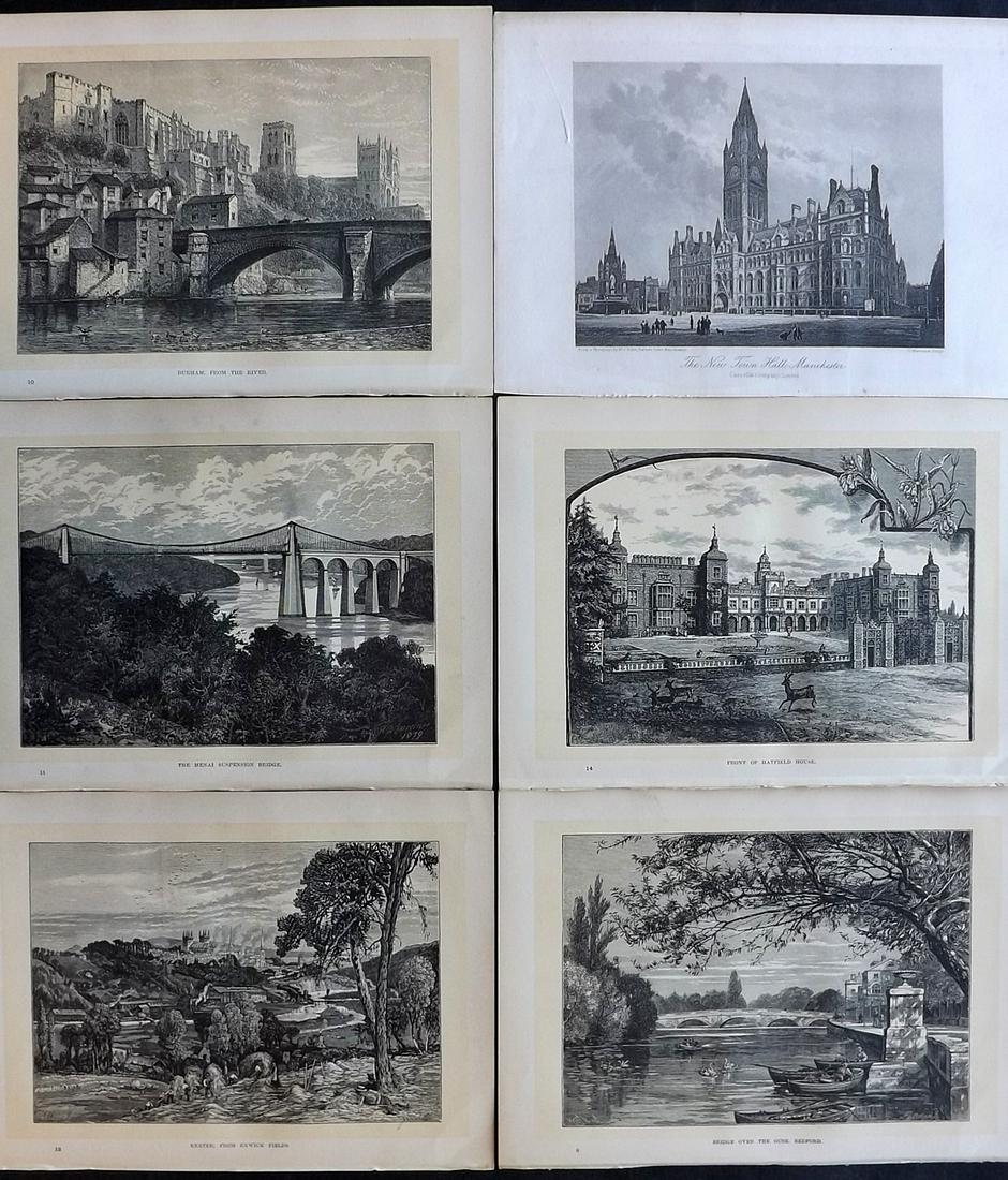 Cassell (Pub) C1890 Lot of 6 British Views (1 of 2)