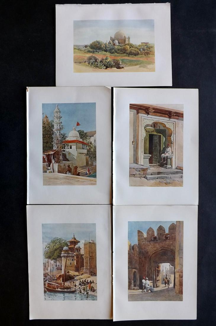 Hallam Murray, A. H. 1905 Lot of 5 Prints. India (1 of 2)