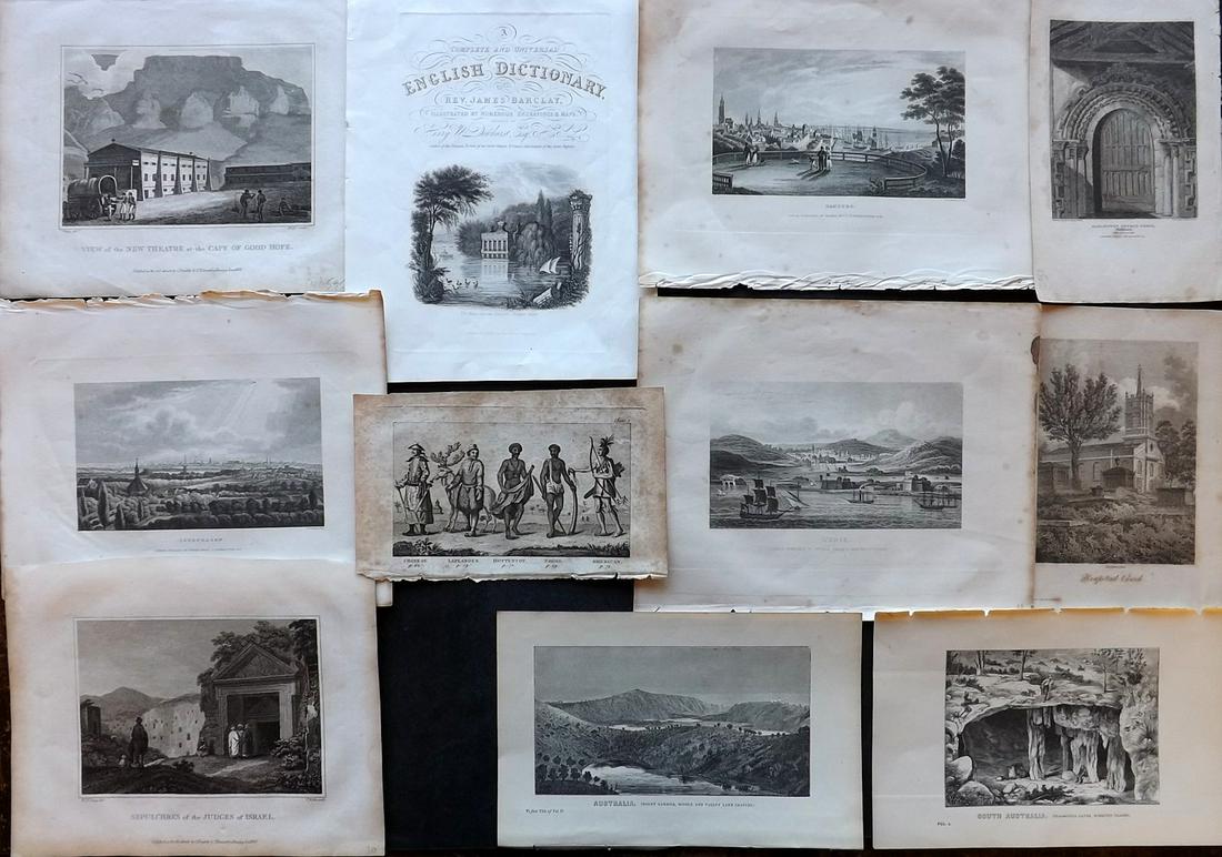 Views & Travel 19th Cent. Lot of 11 Prints (1 of 2)