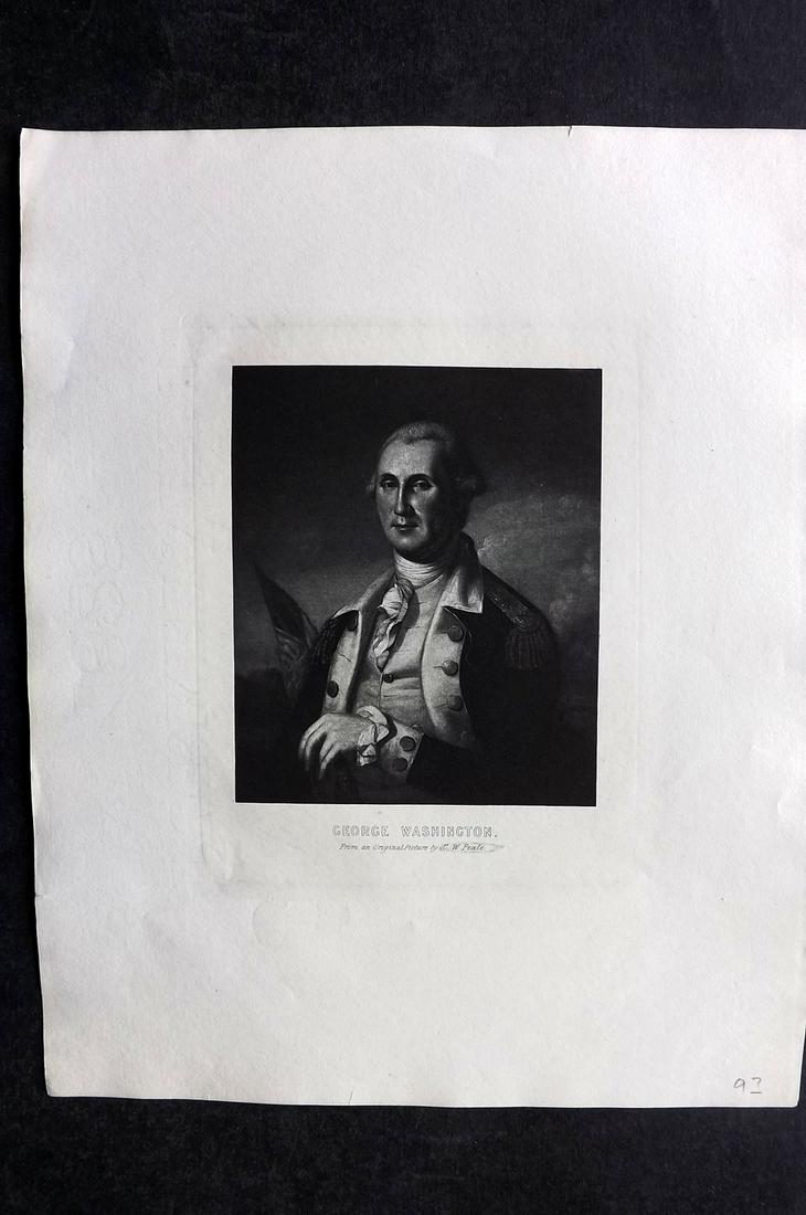 After C. W. Peale C1830 Portrait of George Washington (1 of 2)