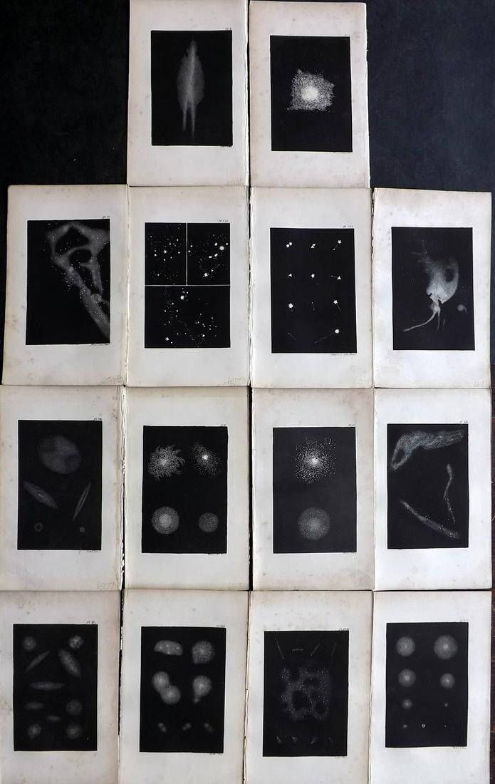Nichol, John 1843 Lot of 14 Astronomy Celestial Prints (1 of 6)