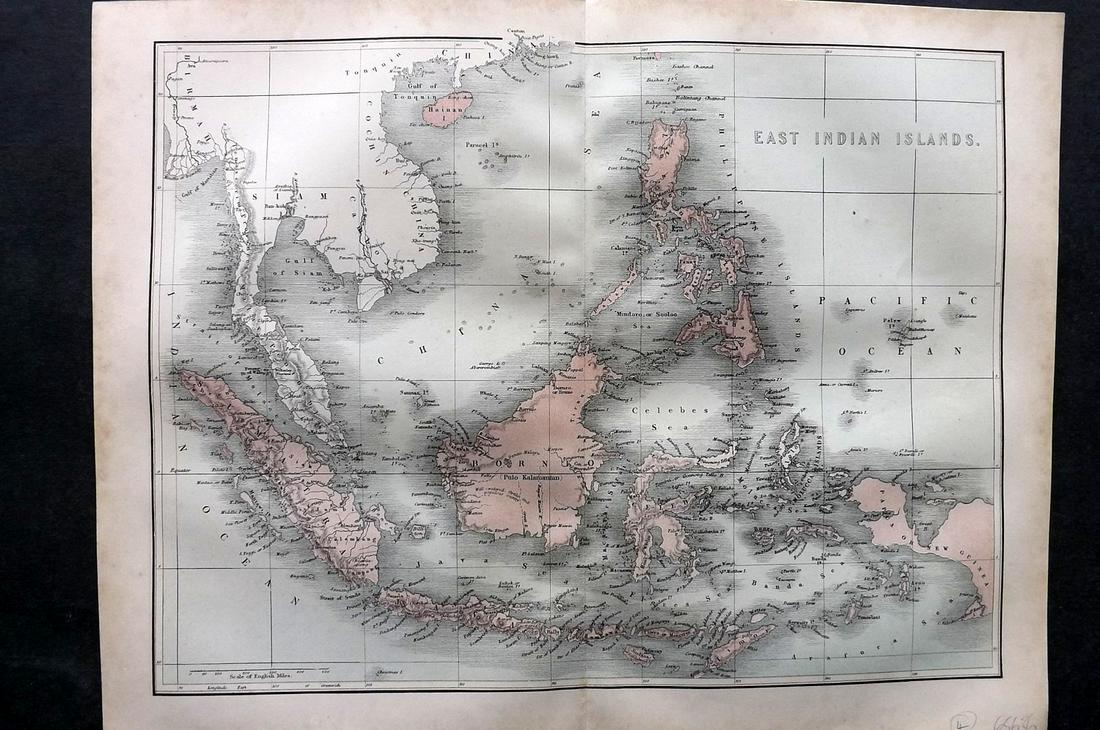 Hughes, William C1865 Map. East India Islands (1 of 2)